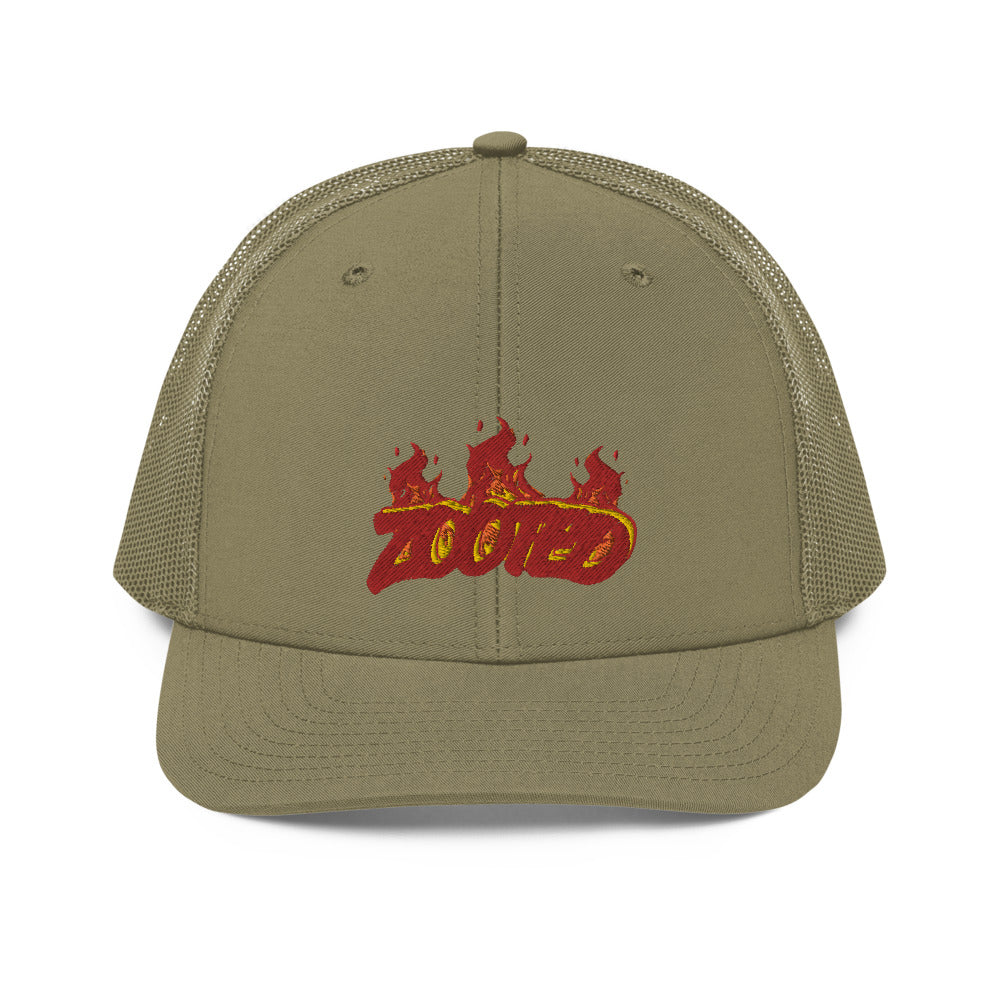 ZOOTED APPAREL - Trucker Cap - ZOOTED FLAMES (Embroidery)