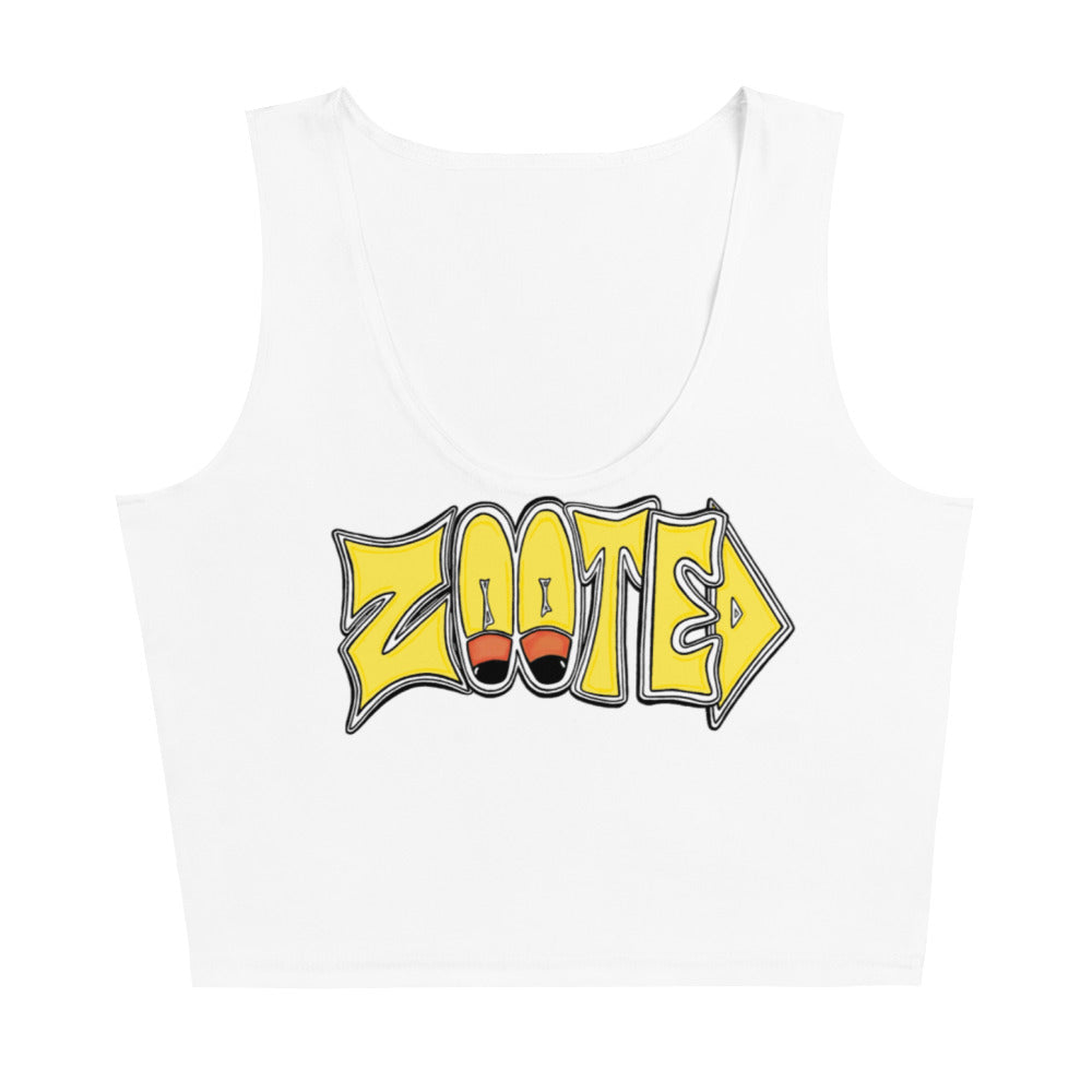 Zooted Apparel- Crop Top - zooted yellow