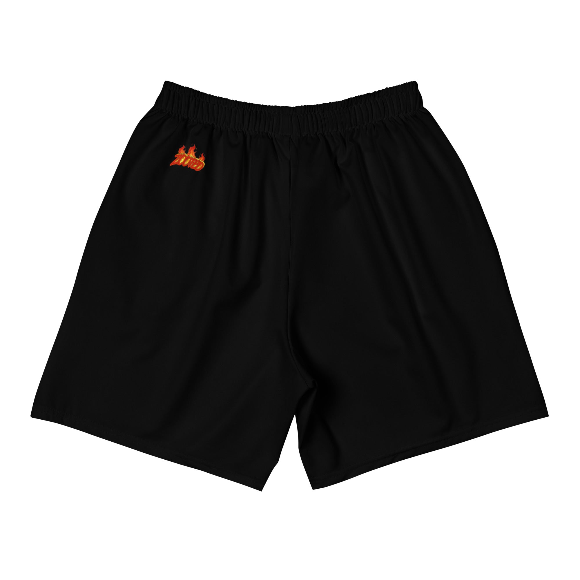 ZOOTED APPAREL - Men's Athletic Shorts - Zooted Black & Red