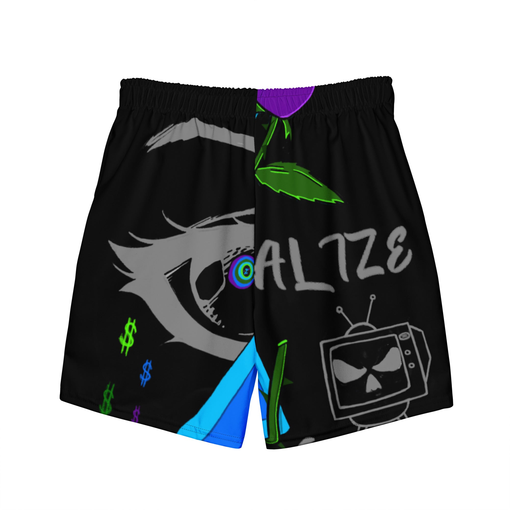 ZOOTED APPAREL - Men's swim trunks - R.E.R.R.L (Real Eyes Realize Real Lies)