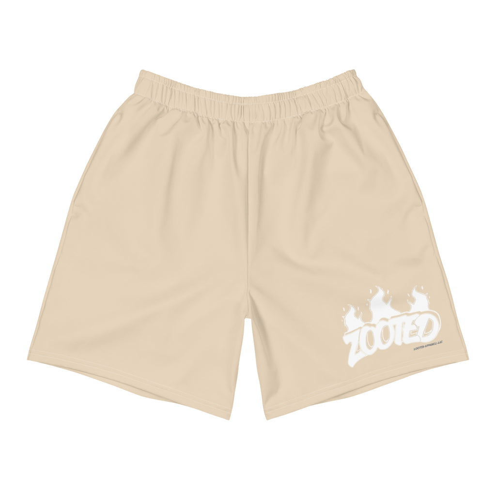 Zooted Apparel- All-Over Print Unisex Athletic Long Shorts - zooted tan