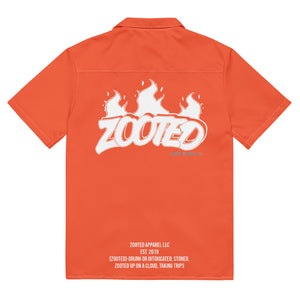 Zooted Apparel- Unisex button shirt - zooted orange