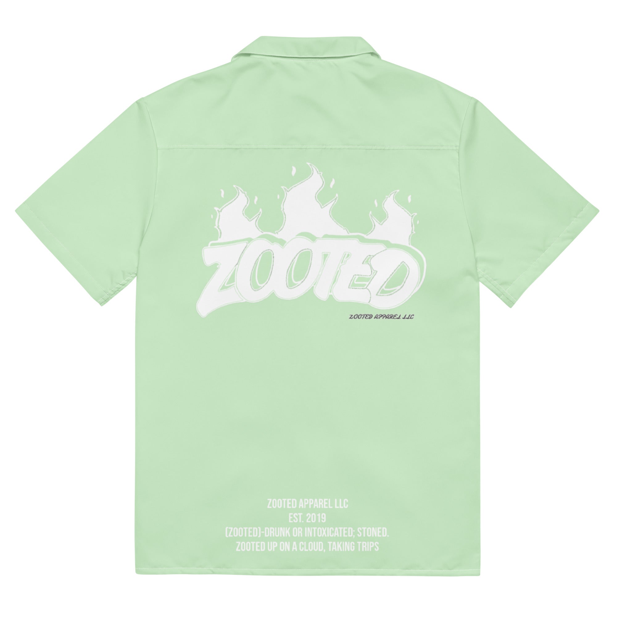 Zooted Apparel - Unisex button shirt - zooted mint