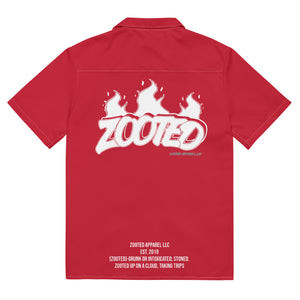 Zooted Apparel- Unisex button shirt - zooted red