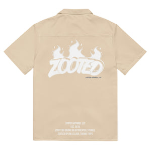 Zooted Apparel - Unisex button shirt - zooted tan