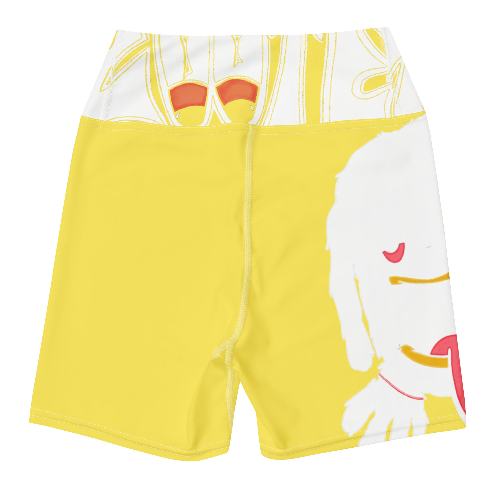 Zooted Apparel - Yoga Shorts - zooted yellow