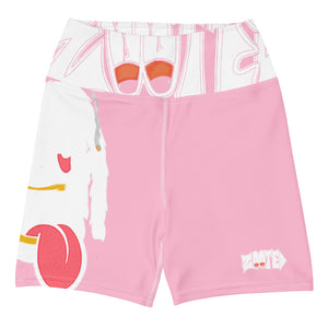 Zooted Apparel - Yoga Shorts - zooted pink