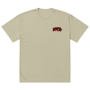 Zooted Apparel-Oversized faded t-shirt - Zoot Up dark red