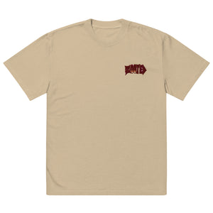 Zooted Apparel-Oversized faded t-shirt - Zoot Up dark red