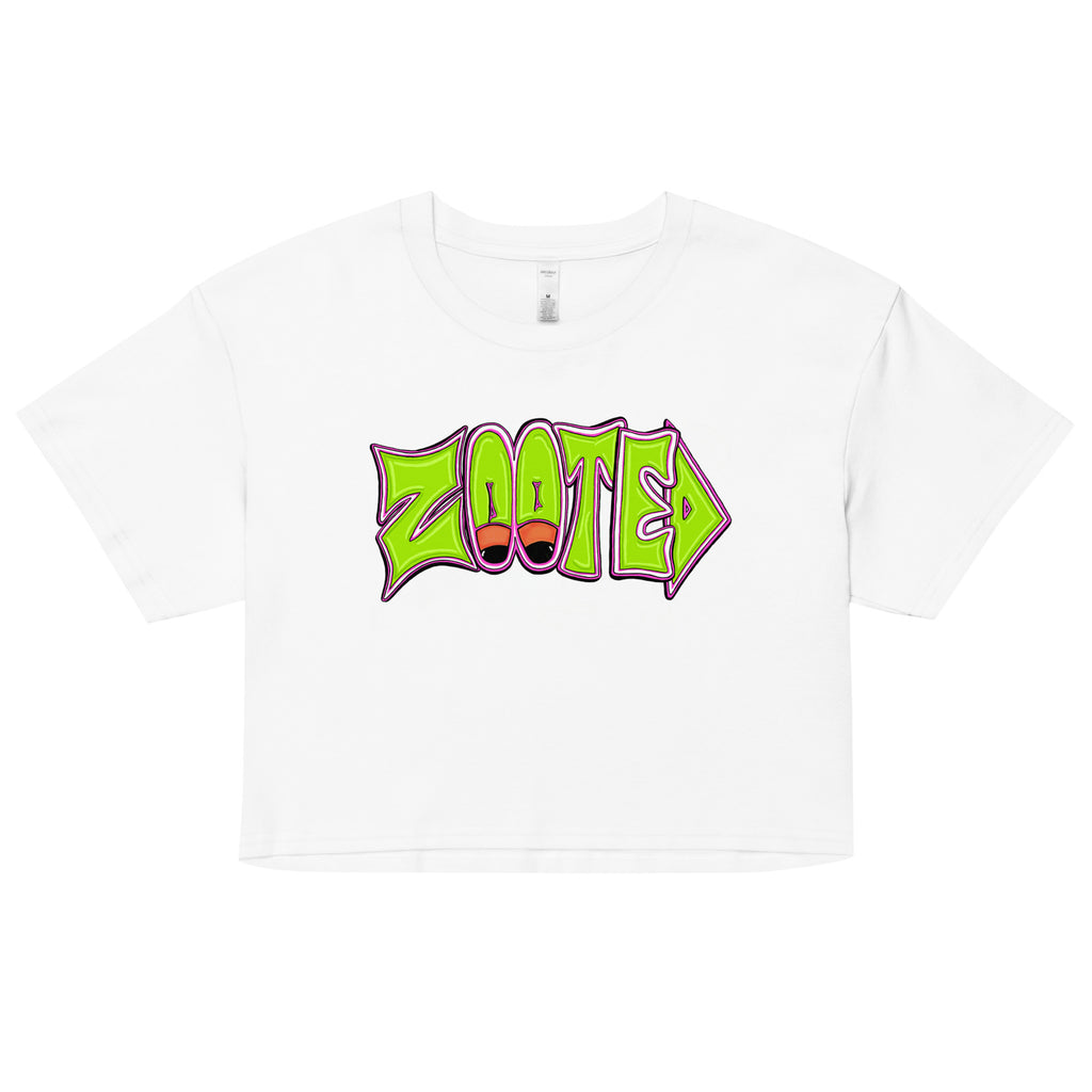 Zooted Apparel-Women’s crop top - Zoobaby pink