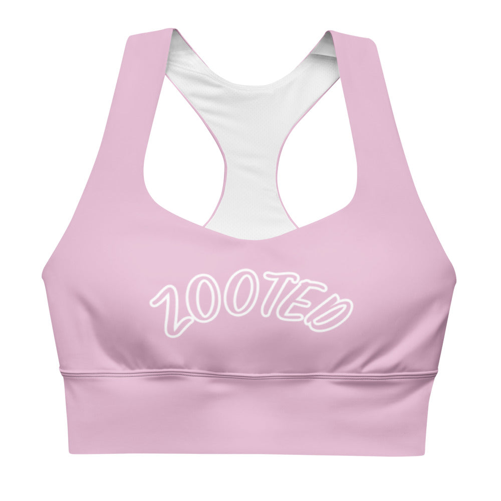 ZOOTED APPAREL - Longline sports bra - Zooted Outline