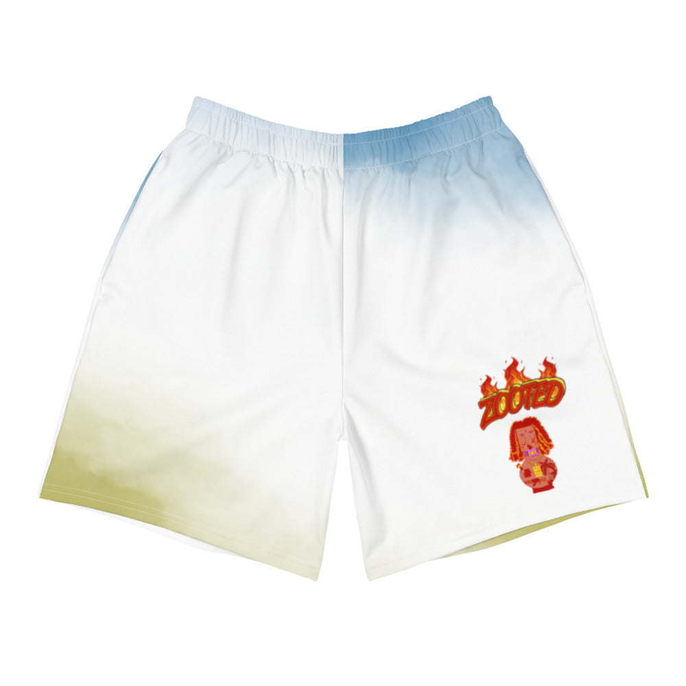 ZOOTED APPAREL- Men's Athletic Long Shorts - ZOOTED FLAMES