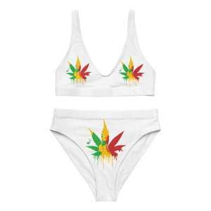 ZOOTED APPAREL - ZOOTED PLANT high-waisted bikini