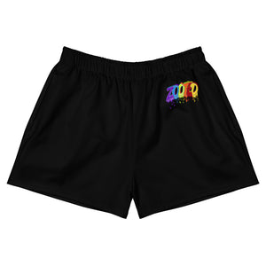 ZOOTED APPAREL - Women's Athletic Short Shorts - ZOOTED DRIP (Black)