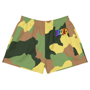 ZOOTED APPAREL- Women's Athletic Short Shorts - ZOOTED DRIP (Camouflage)