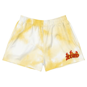 ZOOTED APPAREL- Women's Athletic Short Shorts - ZOOTED FLAMES