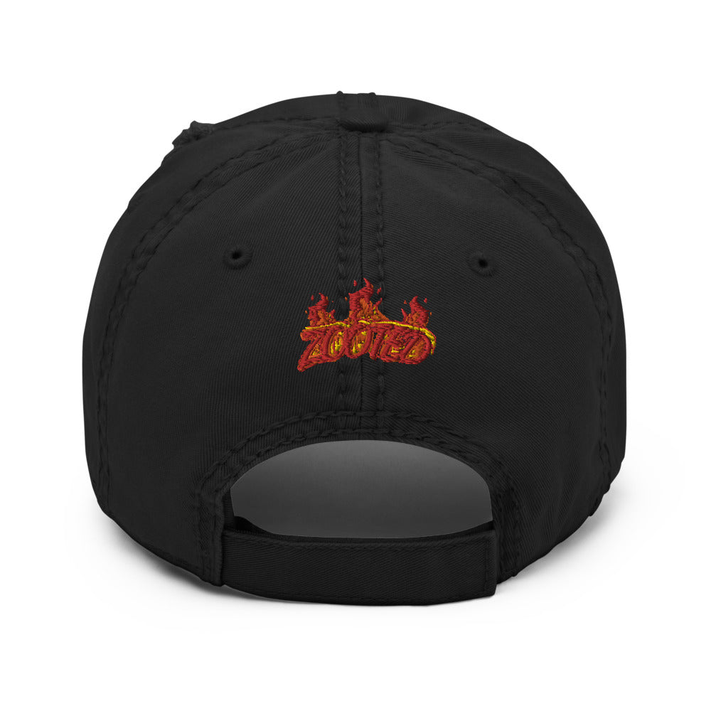 ZOOTED APPAREL- Distressed Dad Hat - Love Being Zooted