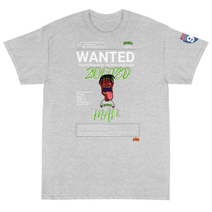 ZOOTED APPAREL- Short Sleeve T-Shirt - ZOOTED MAN WANTED DELRAY BEACH (DARK)