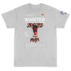 ZOOTED APPAREL Short Sleeve T-Shirt - ZOOTED MAN WANTED BOYNTON BEACH (DARK)