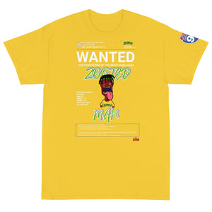 ZOOTED APPAREL- Short Sleeve T-Shirt - ZOOTED MAN WANTED DELRAY BEACH (DARK)