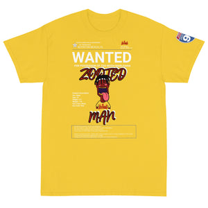 ZOOTED APPAREL Short Sleeve T-Shirt - ZOOTED MAN WANTED BOYNTON BEACH (DARK)