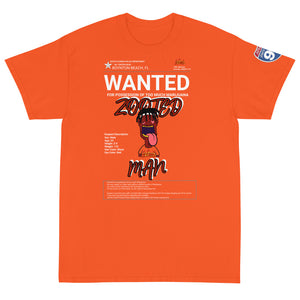 ZOOTED APPAREL Short Sleeve T-Shirt - ZOOTED MAN WANTED BOYNTON BEACH (DARK)