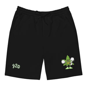 ZOOTED APPAREL - Men's fleece shorts - ZOOTED TREE LEAF