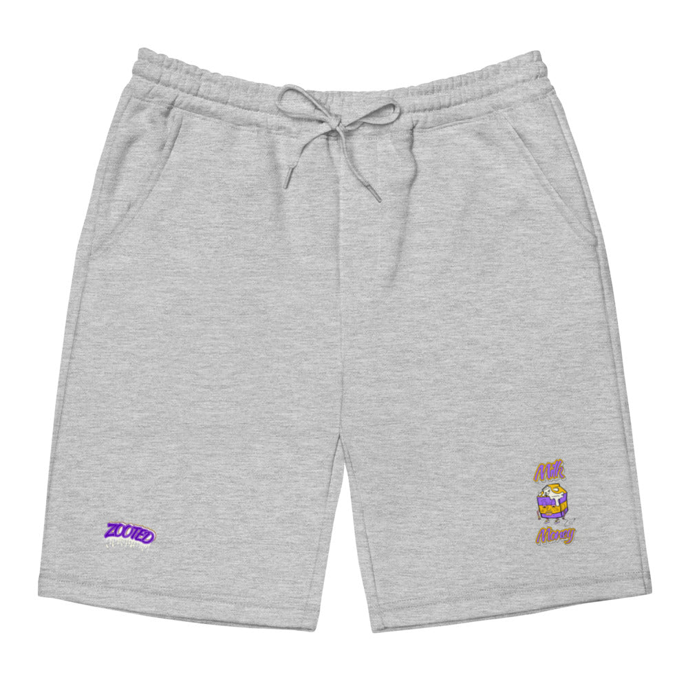 ZOOTED APPAREL- Men's fleece shorts - DFG_MILKMONEY