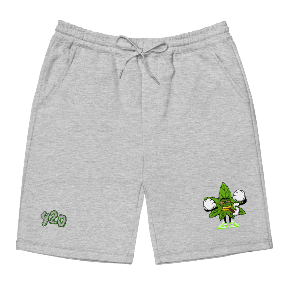 ZOOTED APPAREL - Men's fleece shorts - ZOOTED TREE LEAF