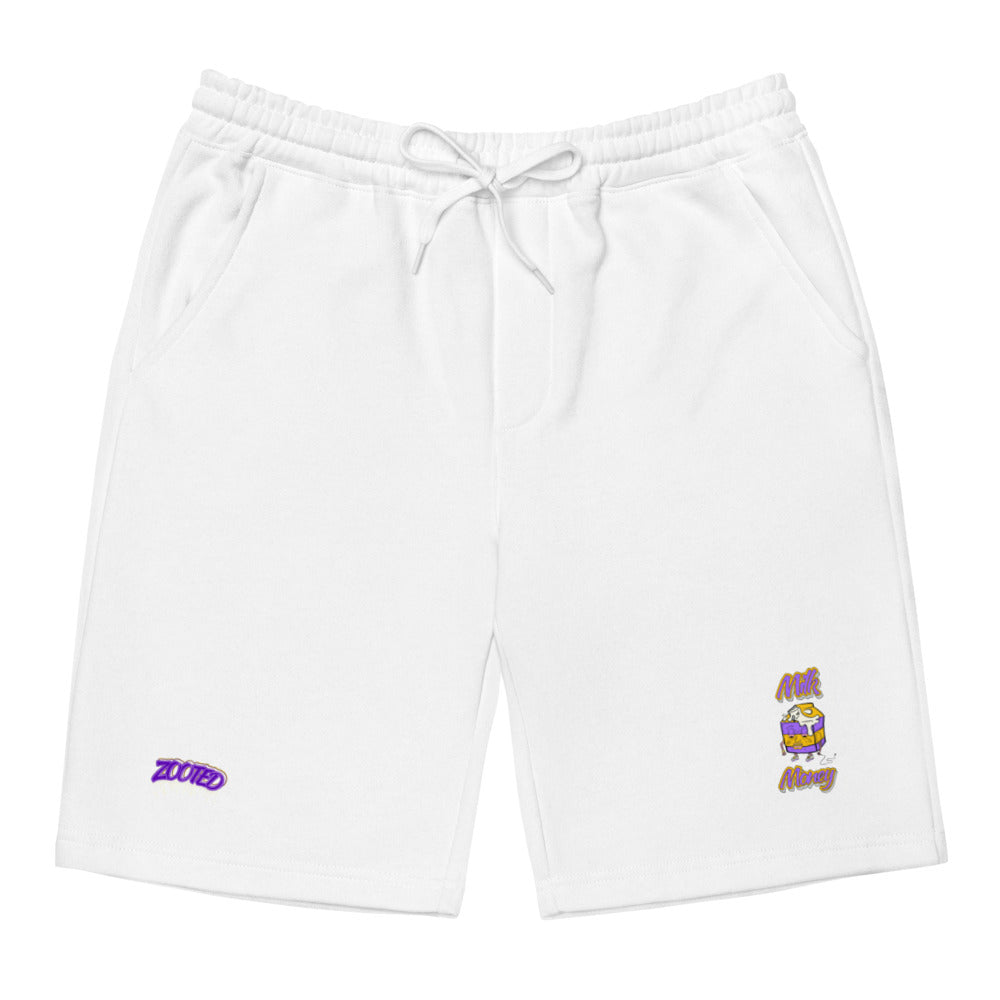 ZOOTED APPAREL- Men's fleece shorts - DFG_MILKMONEY