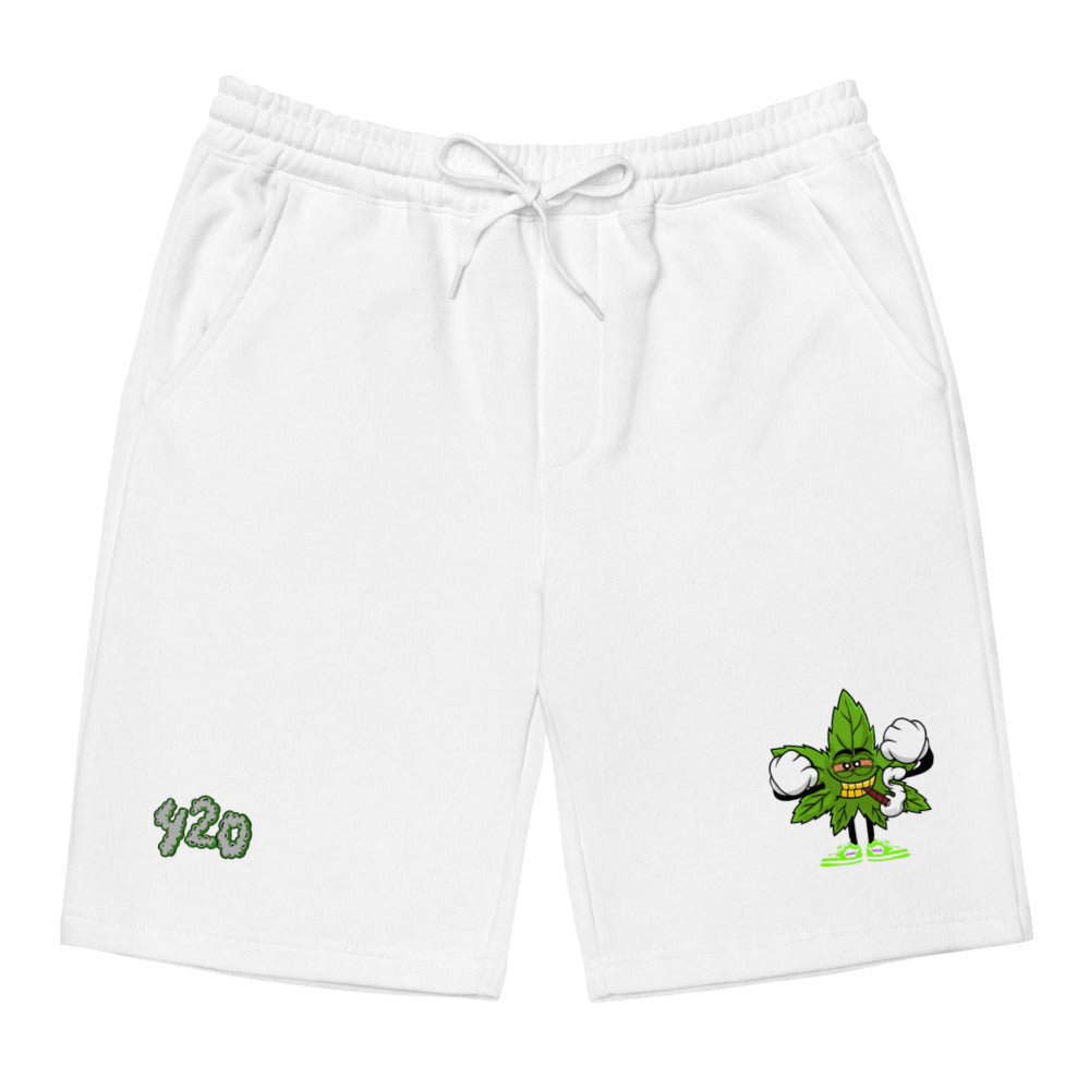 ZOOTED APPAREL - Men's fleece shorts - ZOOTED TREE LEAF