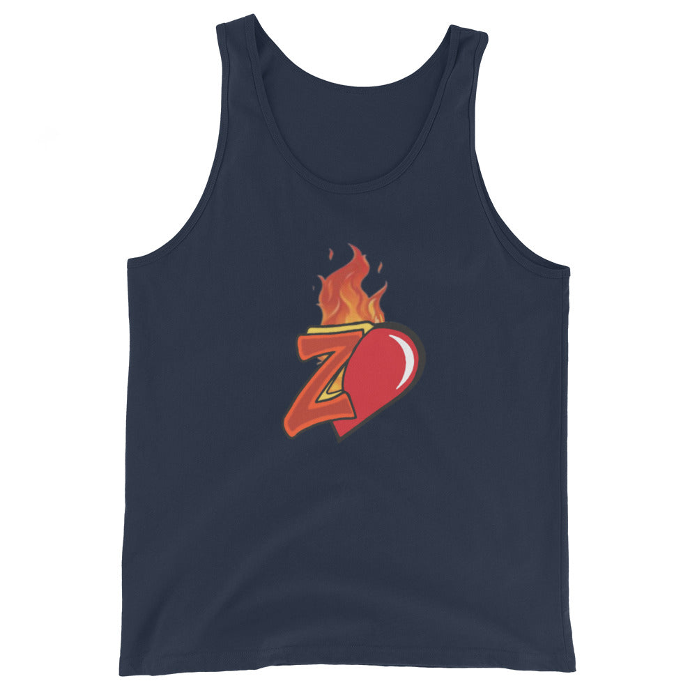 ZOOTED APPAREL- Unisex Tank Top - Z-Heart