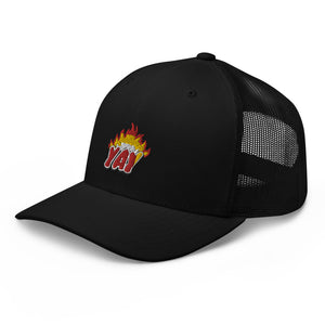 ZOOTED APPAREL - Trucker Cap - Mi.Yayø (YAY2KOOL FLAMES YAY HAT)