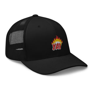 ZOOTED APPAREL - Trucker Cap - Mi.Yayø (YAY2KOOL FLAMES YAY HAT)