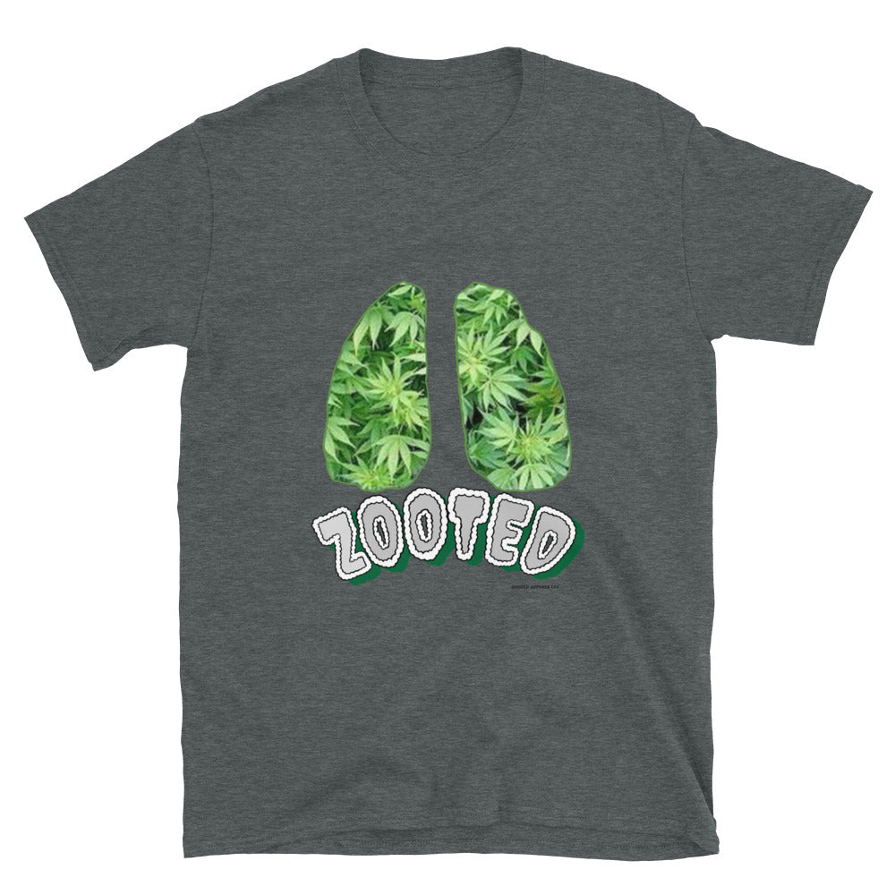 ZOOTED APPAREL - Short-Sleeve Unisex T-Shirt - ZOOTED LUNGS