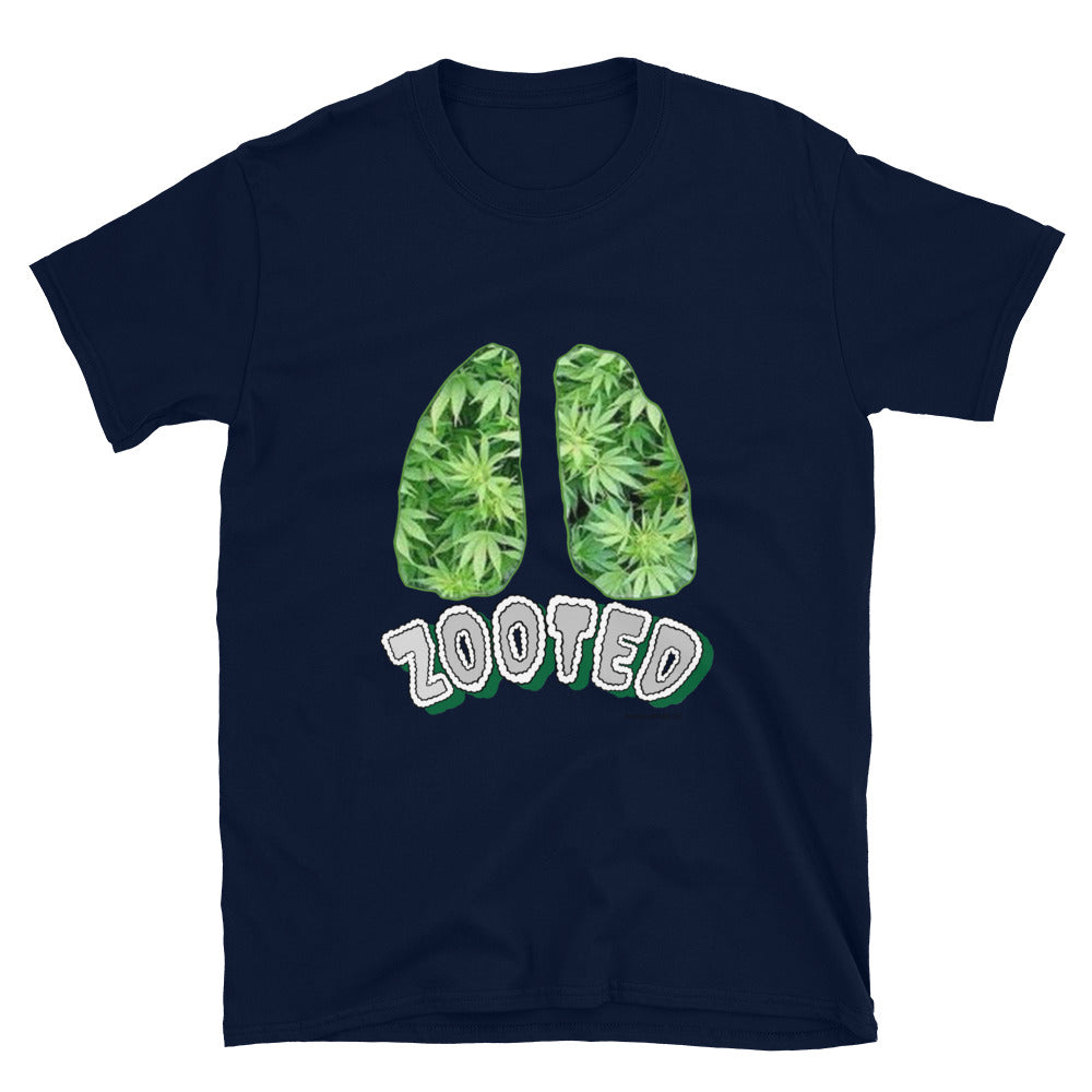 ZOOTED APPAREL - Short-Sleeve Unisex T-Shirt - ZOOTED LUNGS