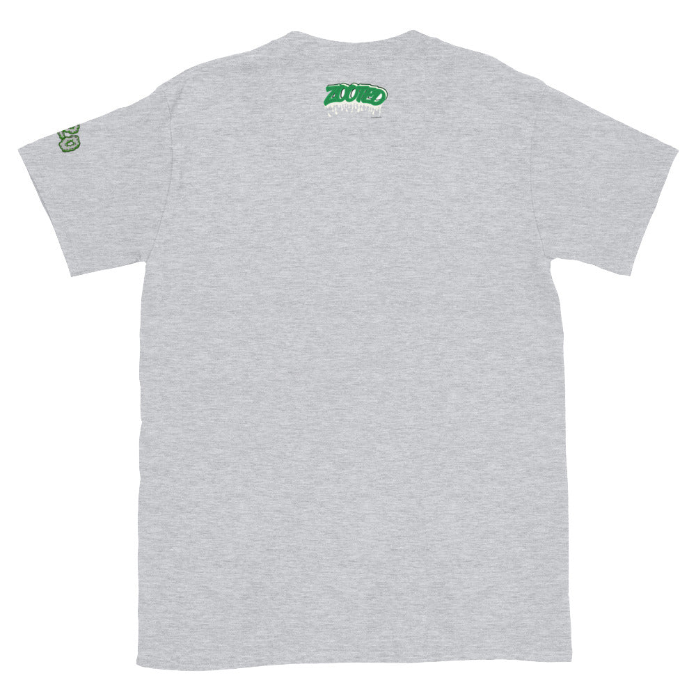 ZOOTED APPAREL- Short-Sleeve Unisex T-Shirt - 420 ZOOTED weed man