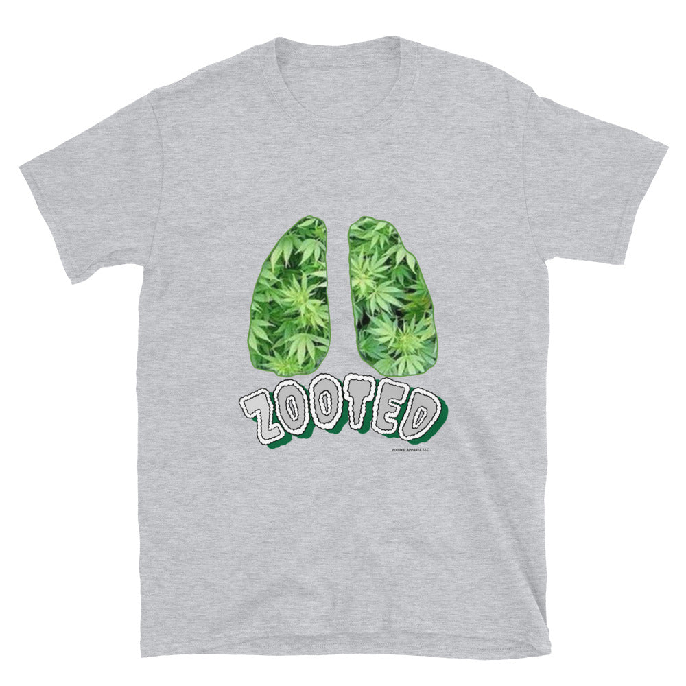 ZOOTED APPAREL - Short-Sleeve Unisex T-Shirt - ZOOTED LUNGS