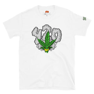 ZOOTED APPAREL- Short-Sleeve Unisex T-Shirt - 420 ZOOTED weed man