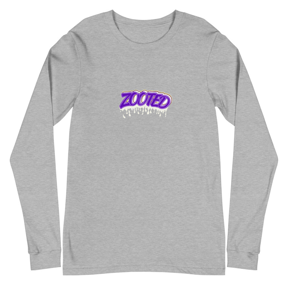 ZOOTED APPAREL- Unisex Long Sleeve Tee - DFG_MILKMONEY & ZOOTED DRIP