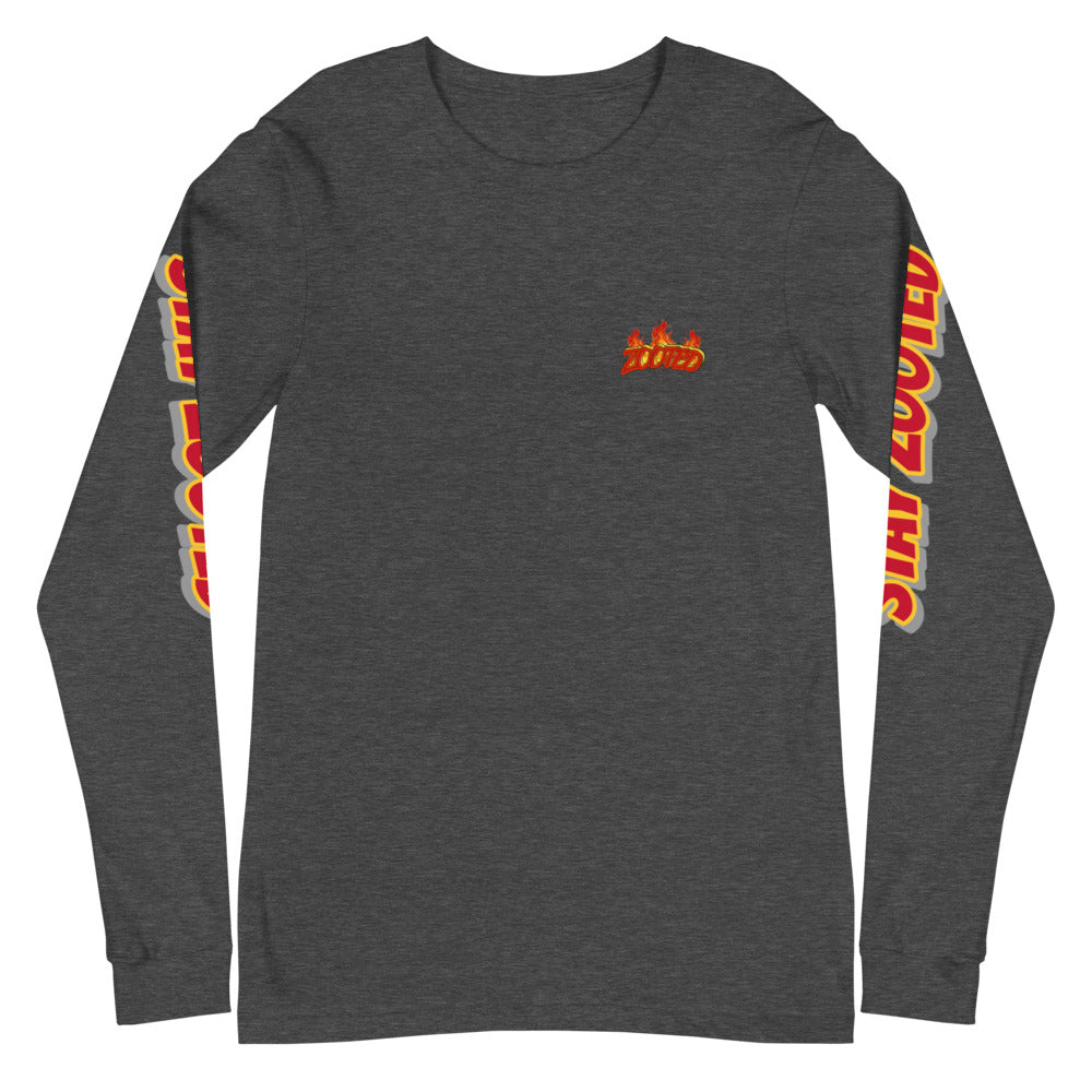 ZOOTED APPAREL- Unisex Long Sleeve Tee - Stay Zooted Flames