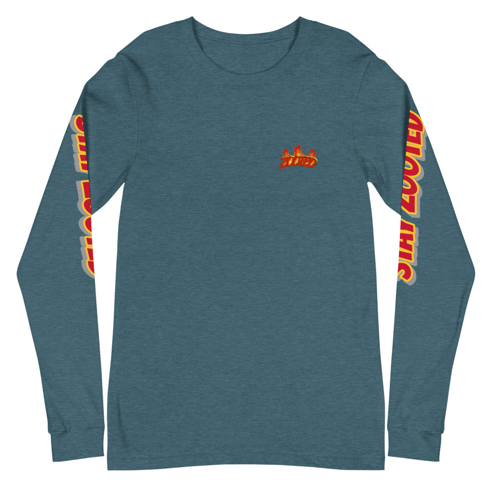 ZOOTED APPAREL- Unisex Long Sleeve Tee - Stay Zooted Flames