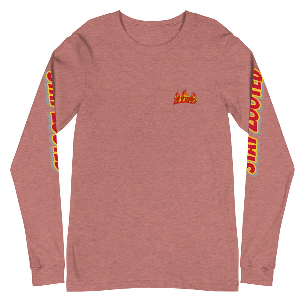 ZOOTED APPAREL- Unisex Long Sleeve Tee - Stay Zooted Flames