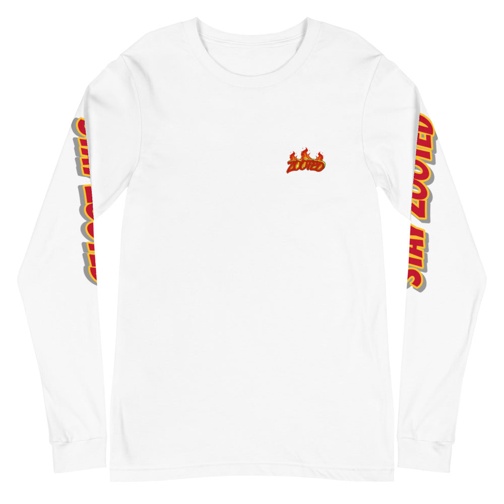 ZOOTED APPAREL- Unisex Long Sleeve Tee - Stay Zooted Flames