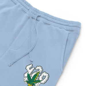 ZOOTED APPAREL- Unisex pigment dyed sweatpants 420 ZOOTED Weed Man