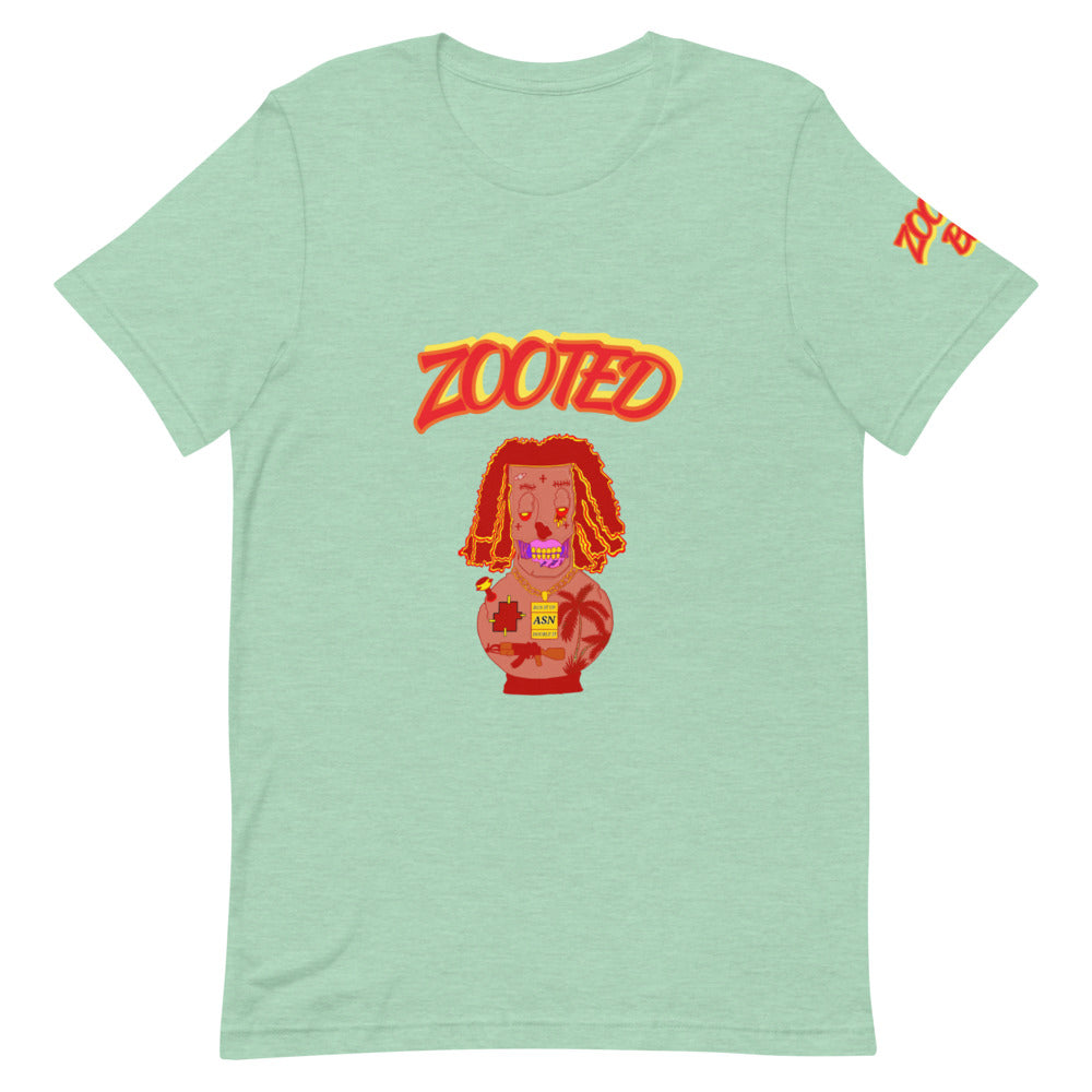 ZOOTED APPAREL- Short-Sleeve Unisex T-Shirt - Zooted A.S.N (Red)