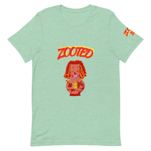 ZOOTED APPAREL- Short-Sleeve Unisex T-Shirt - Zooted A.S.N (Red)