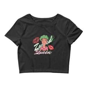 ZOOTED APPAREL - Women’s Crop Tee - ZOOTED QUEEN