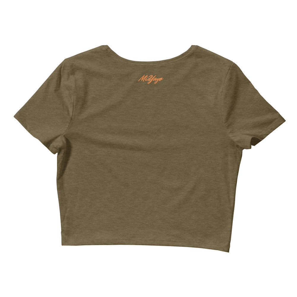 ZOOTED APPAREL- Women’s Crop Tee - Mi.Yayø (Mi.Teddy Crop Tee)