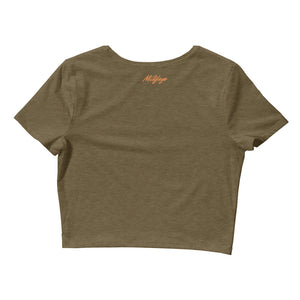 ZOOTED APPAREL- Women’s Crop Tee - Mi.Yayø (I Love Mi.Teddy Crop Tee)